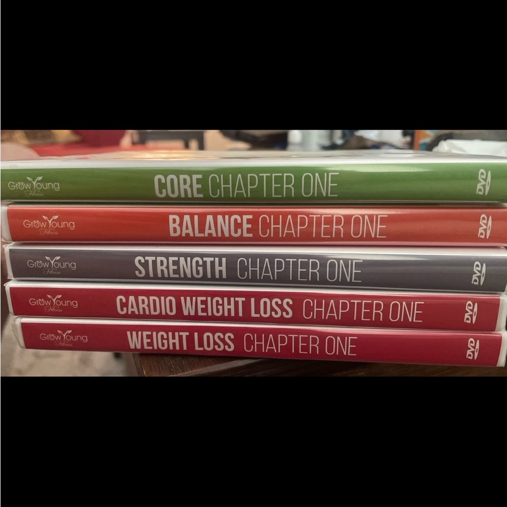 Grow Young Fitness DVD Set - Core, Balance, Strength, Cardio, Weight Loss